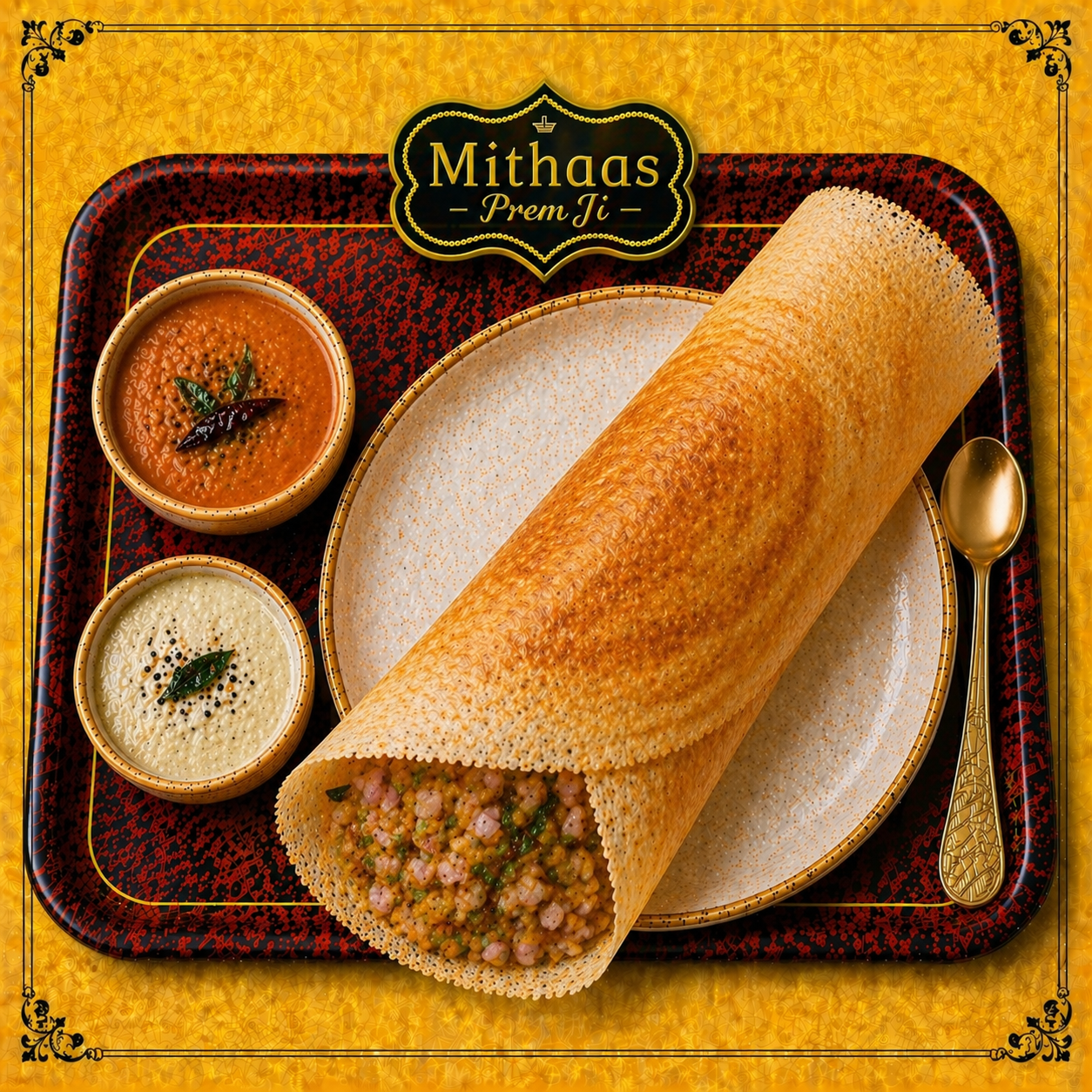 Pyaaz Masala Dosa